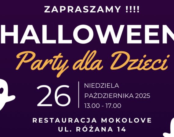  Halloween Party dla całej rodziny w Mokolove! 
